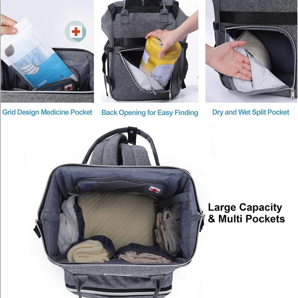 Maymooner Waterproof Diaper Backpack - image 7
